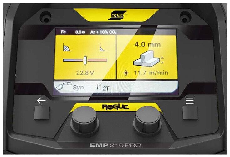 0700301092  ESAB Rogue EMP 210 PRO MIG/MAG Multi Process Inverter Welding Package - 230v, 1ph